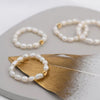 Korean Imitation Pearl Minimalist Pearl Finger Ring White Round Pearl Ring Wedding Anniversary Gift - Image 5