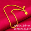 Stainless Steel Bracelets on the Leg Heart Charm Long Chain Foot Anklet 27cm Bohemian Accessories Jewelry Gifts - Image 7