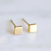 Minimalist Stainless Steel Small Stud Earrings for Women Square Mini Cute Earrings Party Gift Jewelry - Image 7