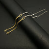 Double Snake Chain Love Knot Bracelet for Women Men Stainless Steel Gold Color Minimalist Bracelets Couple Jewelry Gift - Image 1