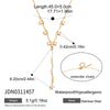 Oval Horse Eye Shape Zircon Pendant Necklace For Women Gold Plated Stainless Steel Necklace Jewelry Gift - Image 9