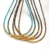 Small Stone Beaded Necklace 2-3mm Faceted Quartz Female Party Choker for Women Girl Jewelry Gift - Image 5