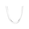 Silver Necklace Double Stack Wearing Snake Bone Chain High Sense Collarbone Chain Ladies Birthday Jewelry Gift - Image 5