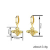 Cute Bee Shaped Women Drop Earrings Gold Color Metal Accessories for Party Daily Versatile Elegant Jewelry - Image 5