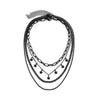 4Pcs/Set Goth Black Star Tassel Pendant Choker Necklace for Women Vintage Adjustable Metal Chain Y2K Jewelry Accessories Gift - Image 5