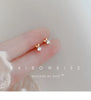Mini Crystal Butterfly and Flower Stud Earrings in Multiple Designs - Image 22