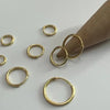 Minimalist Circle Hoop Earrings in Multiple Sizes - Image 47