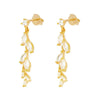 Zircon Tassel Chain Dangle Earrings for Women Gold Color Pierced Ear Stud Earrings Jewelry Accessories - Image 15