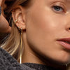 Stainless Steel Gold Color Long Tassel Earrings for Women Simple Geometric Unique Korean Earrings Wedding Jewelry Gifts - Image 2