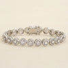 European And American Round Zircon Bracelet Bangles Unisex Punk Style Hip-hop Jewelry - Image 4