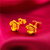 Aniid Flower Earrings Gold Color Stud Earrings for Women Nigerian Earrings Party Wedding Jewelry Gift - Image 7
