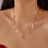 Charm Santa Claus Snowman Christmas Tree Snowflake Pendant Necklace For Women Christmas Gold Color Metal Choker Party Jewelry - Image 8