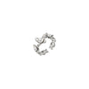 Silver Personality Flower Pearl Adjustable Retro Ring Jewelry For Women Party Elegant Accessories - Image 5