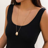 Sexy Goth Long Snake Thin Chain Necklace for Women Simple Glossy Ball Water Drop Tear Pendant Choker Aesthetic Y2K Jewelry Gift - Image 2