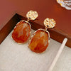 Geometric Resin Drop Earrings in Multiple Colors - Image 25