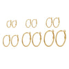 316L Stainless Steel Large Circle Huggie Hoops Classic Big Hoop Earrings 25mm to 70mm Gold Silver Color - Image 7