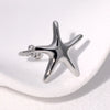Bohemian Stainless Steel Ring Woman Vintage Jewelry Starfish Heart-Shaped Geometry Adjustable Open Rings Prom Accessories Gift - Image 28