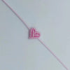 Braided Heart Rope Bracelet Adjustable in Many Colors - Image 18