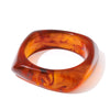 63mm Resin Thick Wrist Bracelet Bangle Autumn Winter Style Statement Jewelry Coffee Amber Champagne Pink - Image 7