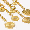 O-Shape Chain Star Heart Eye Tassel Pendant Necklace Stainless Steel Gold Plated Jewelry For Women Gift - Image 5