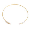 Stainless Steel Cubic Zirconia Torques Necklace for Women Summer Delicate Arrivals Aesthetic Golden Jewelry - Image 7