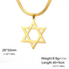 Classic Star of David Pendant Necklace for Men Women Stainless Steel Geometric Hexagon Amulet Casual Jewelry Party Gift - Image 9