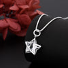 Silver pretty Crystal Star earring necklace for Women Party Wedding Jewelry Couple gift - Image 6