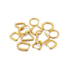 10pcs Gold Plated Geometric Shaped Hoop Earrings Stainless Steel Women Jewelry Men Square Earring Punk Gifts Bulk - Image 3