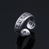 Retro Six Word Admonition Ring For Men Punk Gothic Rock Hiphop Open Ring Unisex Accessories Handmade Jewelry Gift - Image 6