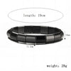 Selling Obsidian Bracelet Irregular Half Moon Beads Black Stone Bracelet Men's - Image 13