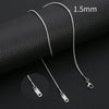 Hiyee Chain Necklace Mix And Match For Women Men Stainless Steel Snake Twist Long Collar High Polished - Image 12