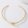 Metal Wire Twisted Choker For Women Simple Design Jewelry Styles Punk Timeless Daily Accessories Gifts - Image 1