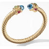 Stainless Steel Zircon Open Bracelet Titanium Steel Gold Plated Bracelet Women's Jewelry Gift - Image 2