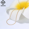 Silver 1.0mm Side Chain Necklace for Women Girls Elegant Necklace Jewelry 40/45/50/55/60cm - Image 5