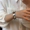 YoLuo Jewelry Vintage Temperament Metal Irregular Open Bracelet For Women Party Gifts Simply Accessories - Image 10