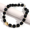 Acrylic Square Beads Chain Necklace Bracelet Bangle Handmade Irregular Stone Shape Beaded Bracelets Choker Retro Jewelry Gifts - Image 12