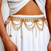 Belly Dance Waist Chain For Women Elegant Gold Color Coin Tassel Waist Necklace Skirt Chains Jewelry Belt - Image 1