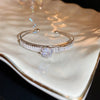 Zircon Bow Cuff Bracelet for Women Korea Charm Bracelet Personality Wedding Dainty Accessories - Image 16