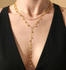Stainless Steel Chain Necklace with Long Tassel Details - Image 30