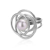 Zircon Rings For Women Stainless Steel Adjustable Open Rings Females Jewelry Accessories - Image 31