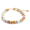Colorful Stone Beads Chain Handmade Bracelet Bangle Bohemia Stainless Steel Y2K Jewelry Gift - Image 9