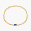 Stainless Steel Gold Plated Birthstone Bracelet For Women Pink Red Cubic Zirconia Chunky Beads Chain Bracelets Bangles - Image 9