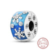 Silver Charms Beads Winter Snowflake Snowman Igloo Penguin Pendant Fit Bracelet Charms Women Jewelry Gift - Image 16