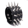 Wide PU Leather Bracelet Punk Bracelet Adjustable Goth Cuff Bracelet Gothic Rivet Buckle Wristband For Women Mens Jewelry - Image 7