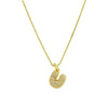 Full Zircon Mini A-Z Letter Pendant Neckalce Stainless Steel Chubby Balloon Initial Alphabet Gold Plated Choker Jewelry - Image 14