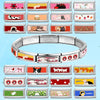 Women's Gift Cute Rabbit Cat Dogs Italian Charms Links Beads Fit 9mm Stainless Steel Modular Bracelet Jewelry - Image 1