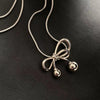 Minimalist Bow Pendant Necklace with Chain Options - Image 2