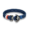 Anchor Bracelets Men Double strand Nautical Surfer Rope Bracelet Women Black Stainless Steel Sport Buckle - Image 8