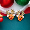 Christmas Red Zircon Crystal Bow Stud Earrings For Women Heart Shape Bowknot Christmas Earring Year Festival Jewelry - Image 10