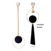 Black Hanging Long Earrings for Women Triangle Square Statement Drop Earrings Boucle Oreille Jewelry - Image 39